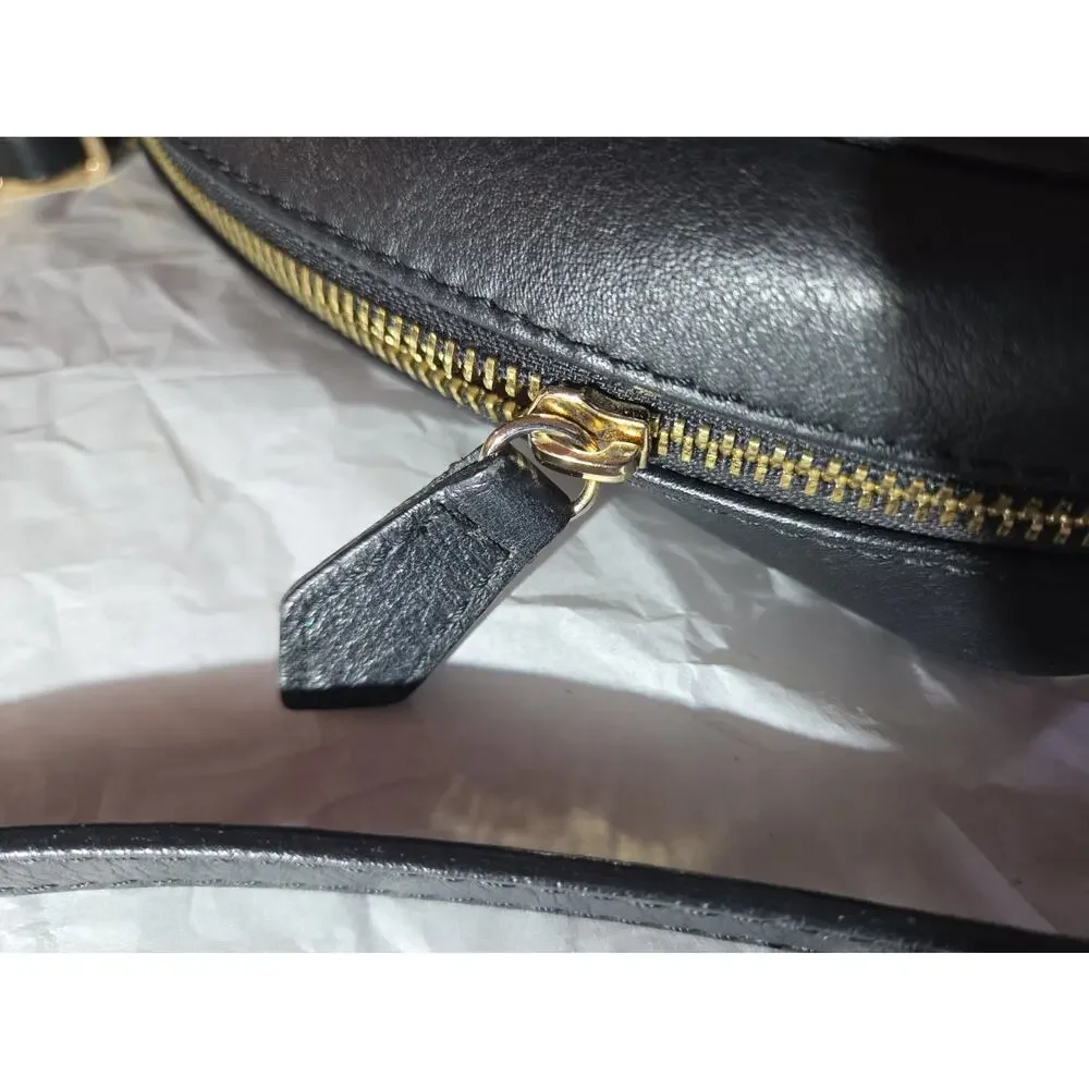 Valentino Mia Signature Leather Quilted Crossbody Bag Womens Small Excellent